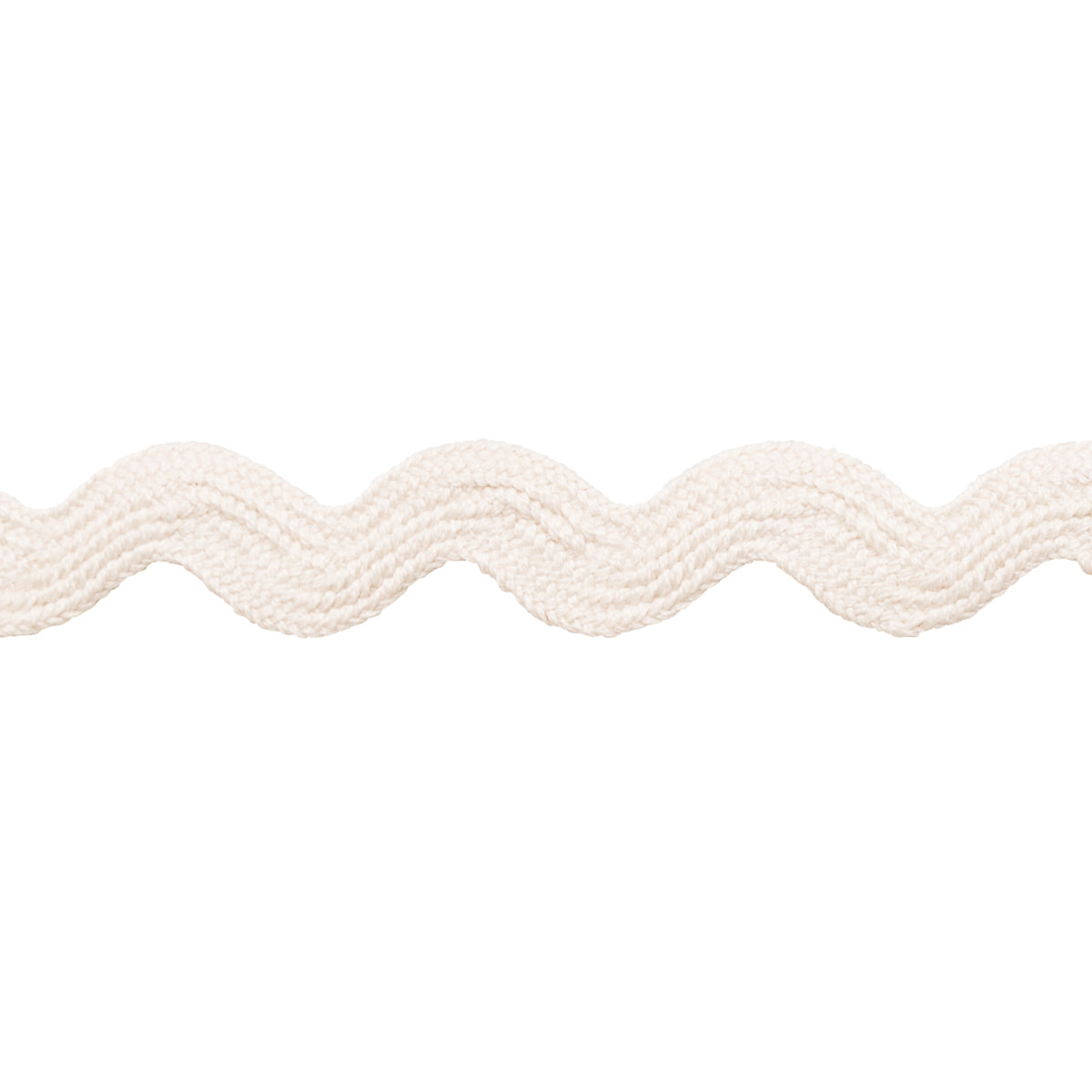 Sample - 82715 | Ric Rac Tape Medium, Ivory - Schumacher Trim